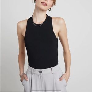 NWT Who What Wear open back bodysuit